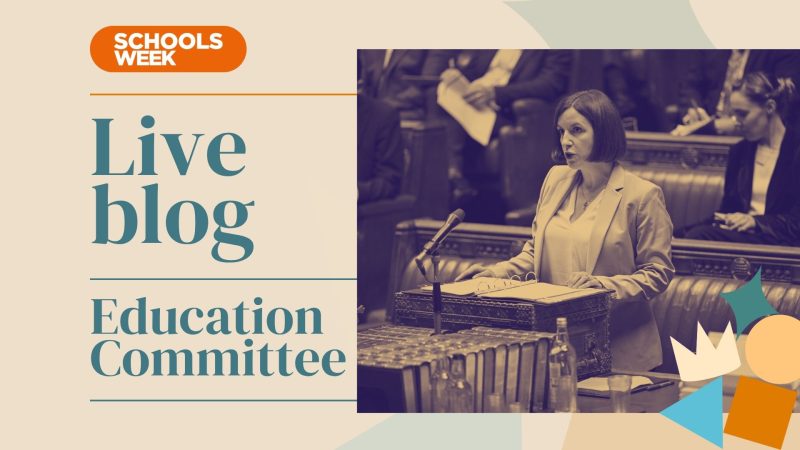 Bridget Phillipson at education committee: Live blog